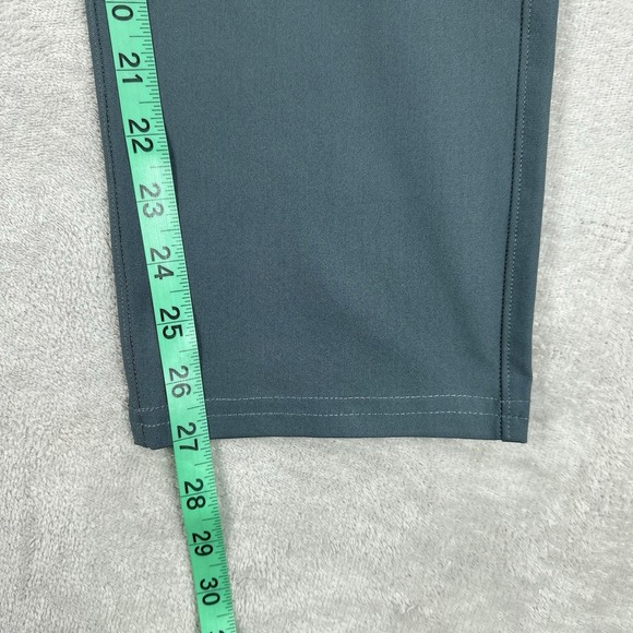 Vuori Meta Pants Mens 32 Teal Performance Zip Pocket Travel Golf Casual Chino - Picture 14 of 16